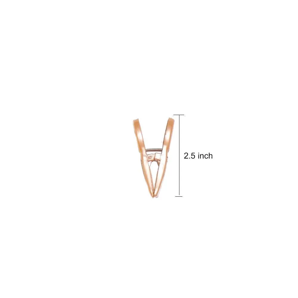 0333 Multipurpose Plastic Clothes Pegs / Hanging Clips / Cloth Drying Clips - 12 pcs (Flat)