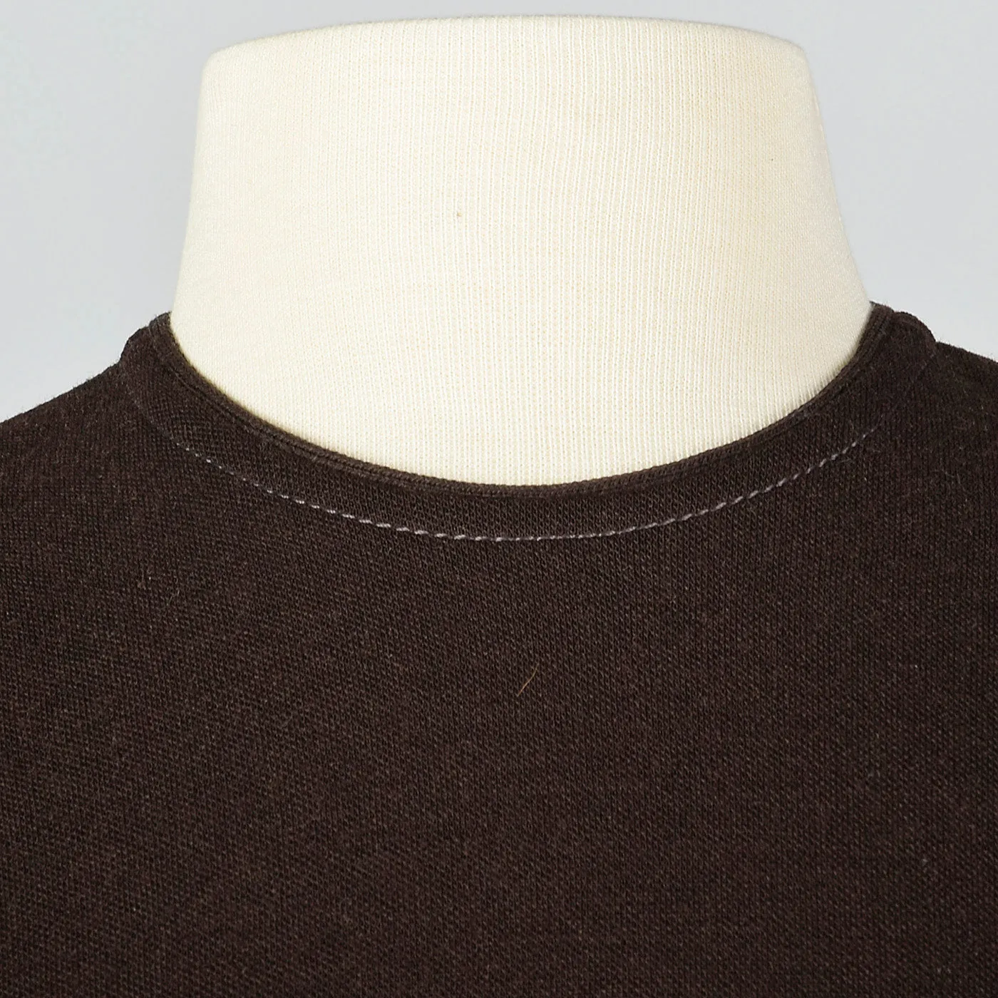 1950s Brown Knit Dress