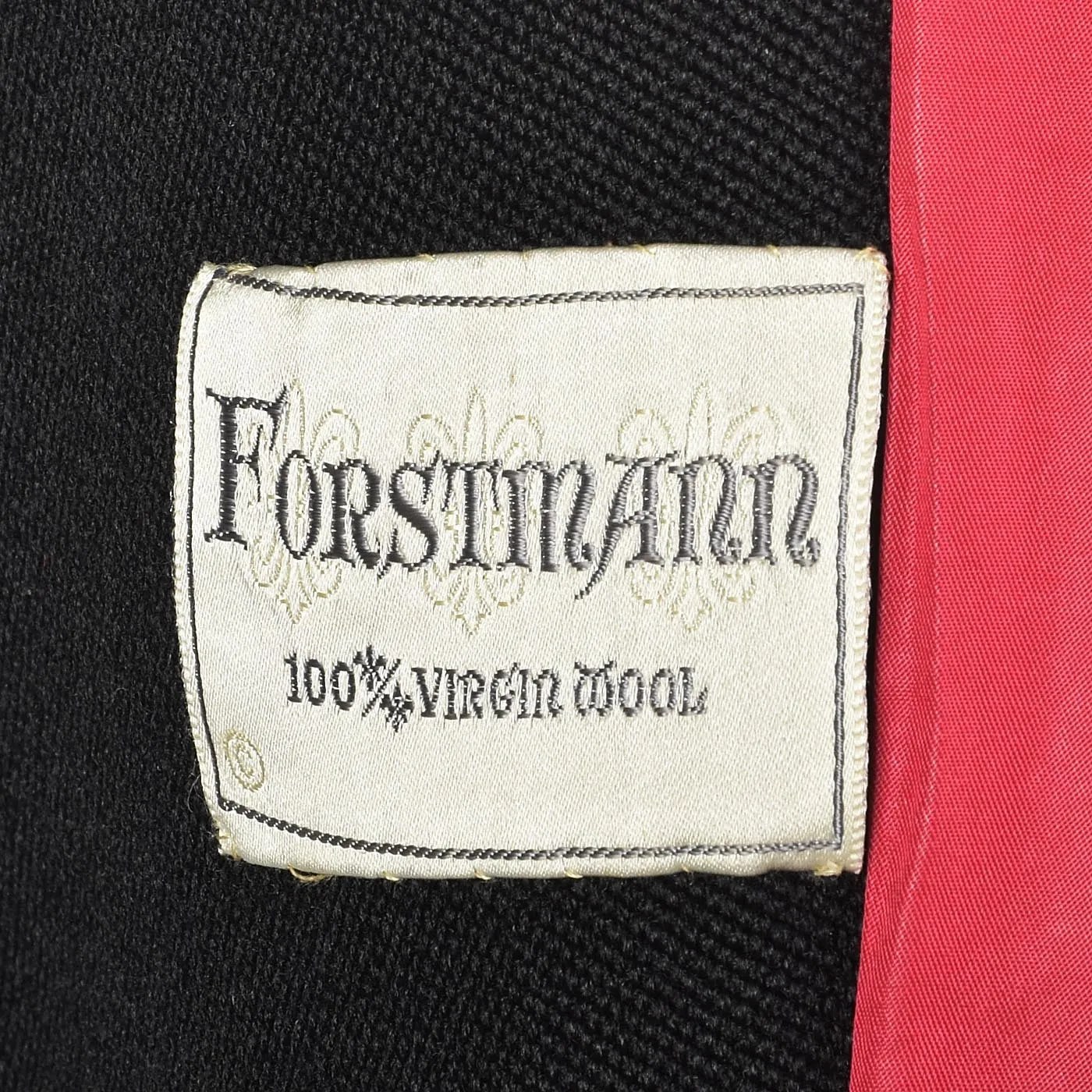 1960s Black Wool Swing Coat with Mink Collar