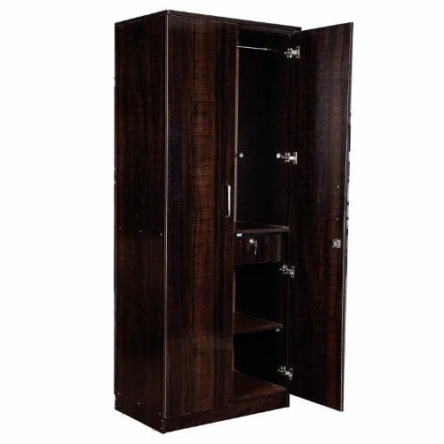 2 Door Wardrobe in Orchid Dark Wood Finish (2)