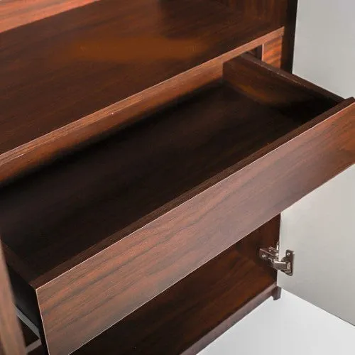 2 Door Wardrobe with Shelves,Drawer,Hanging Space and Mirror Attached |2 Door Wardrobe for Clothes |2 Door Wardrobe for Bedroom