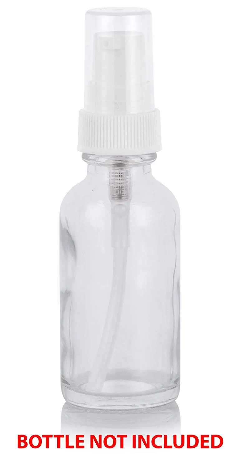 20-410 White Ribbed Treatment Pump Top Closure, 4.00 inch dip tube length (12 PACK)