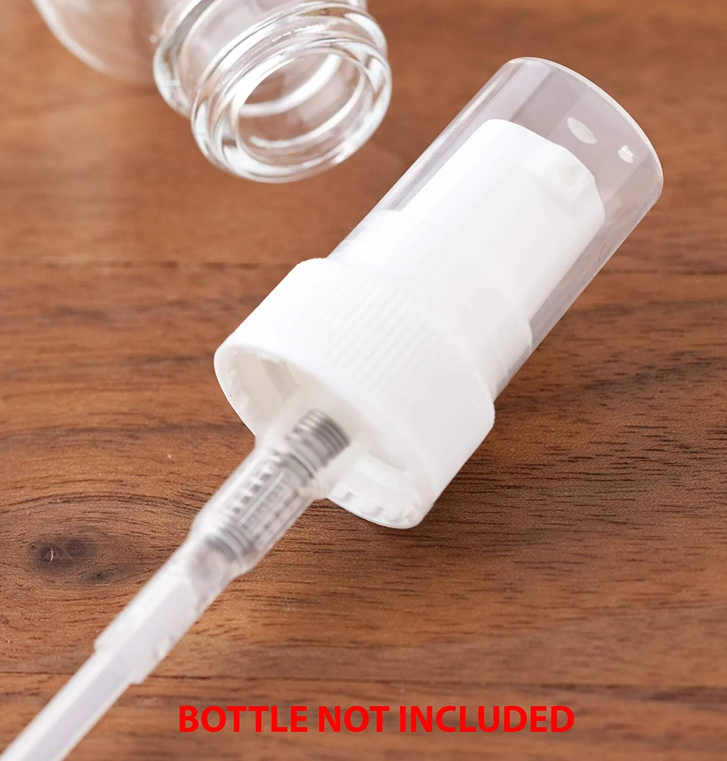 20-410 White Ribbed Treatment Pump Top Closure, 4.00 inch dip tube length (12 PACK)