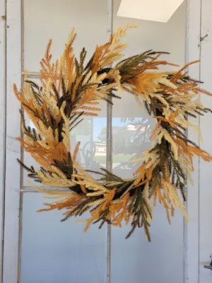 24" Real Touch Cypress Wreath