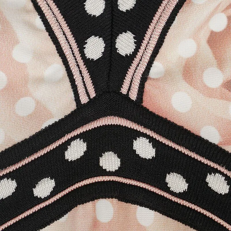 38 NEW $1355 ROBERTO CAVALLI Pink Floral JERSEY KNIT Fitted SPRING DRESS