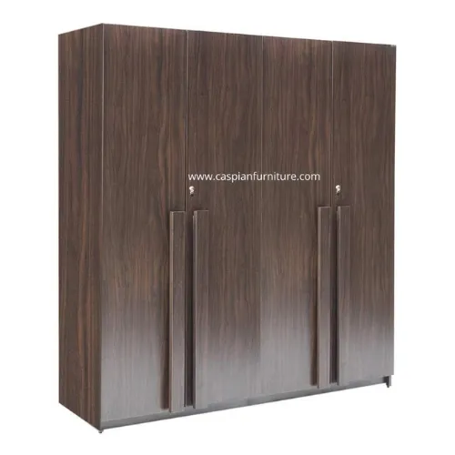 4 Door Wardrobe for Bedroom with Shelves and Hanging Space | 4 Door Wardrobe for Clothes Wooden Furniture |