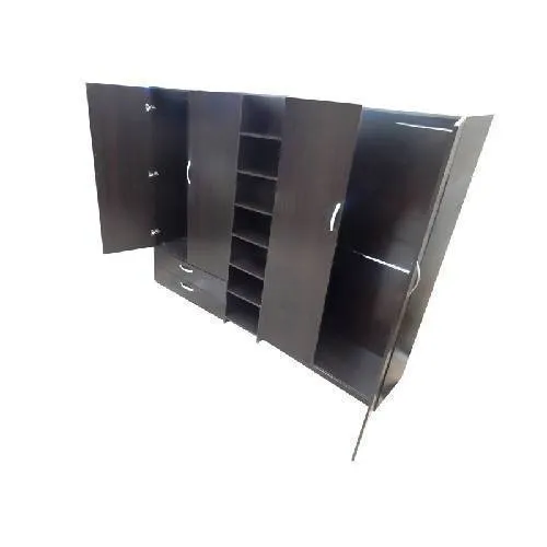 4 door wardrobe with shoe rack and drawers