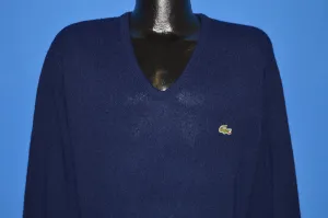 80s Blue Izod Lacoste Pullover Sweater Medium