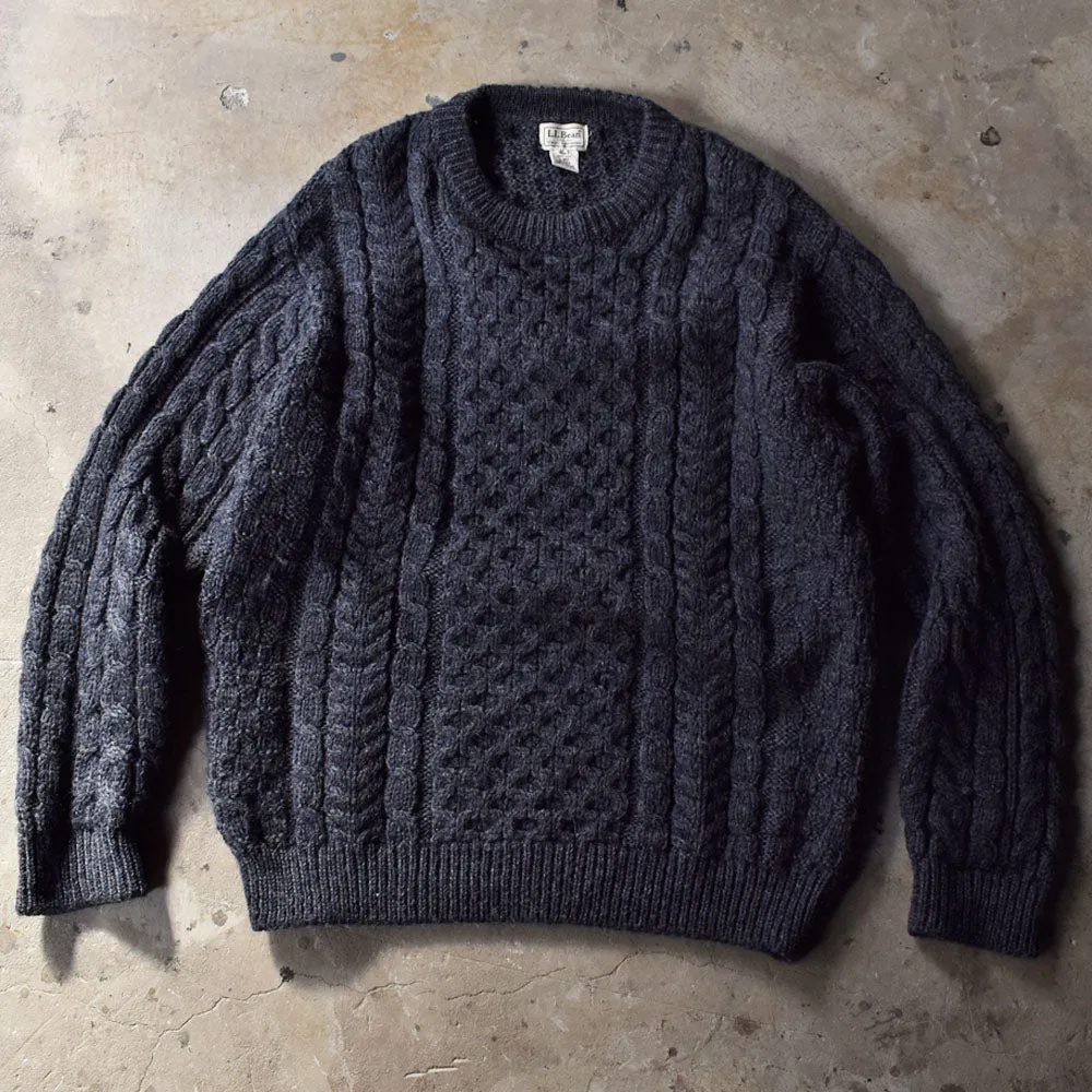90’s L.L.BEAN フィッシャーマン アランセーター アイルランド製 231120H