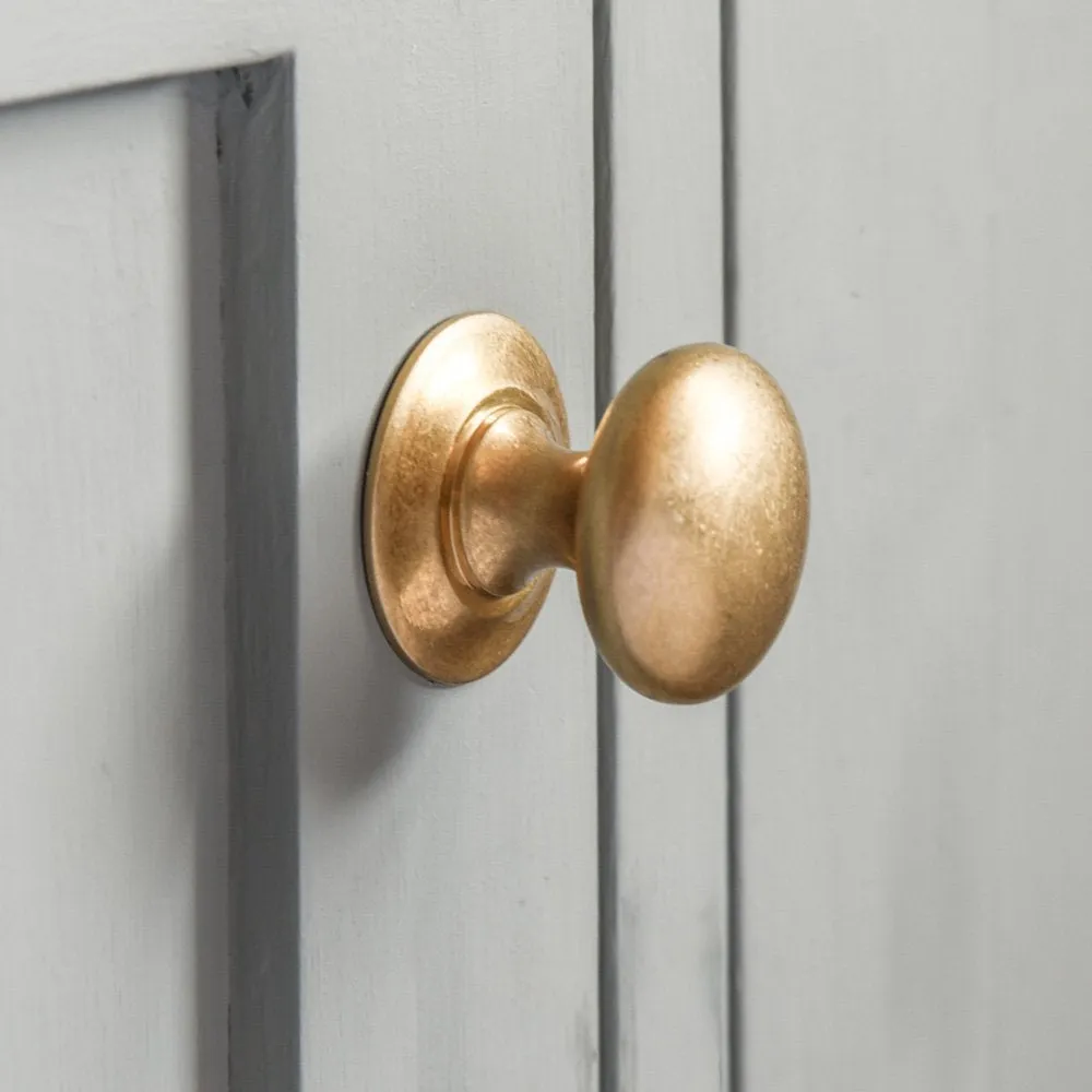 Aged Brass Cabinet Knob