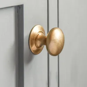 Aged Brass Cabinet Knob