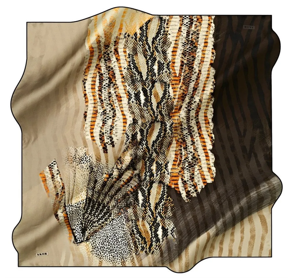 Aker Sally Fashion Silk Scarf No. 14