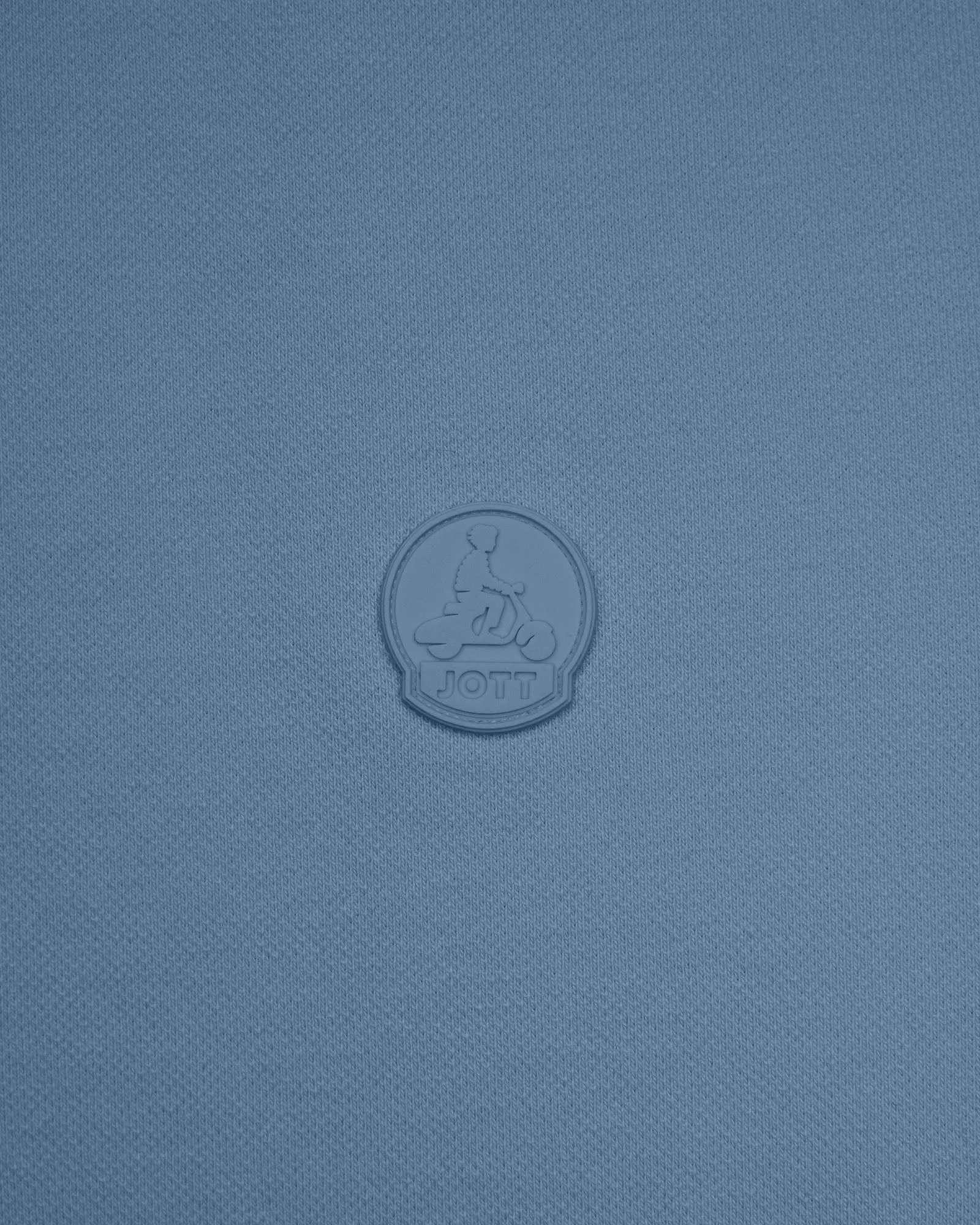 Alvaro cotton polo shirt Washed blue