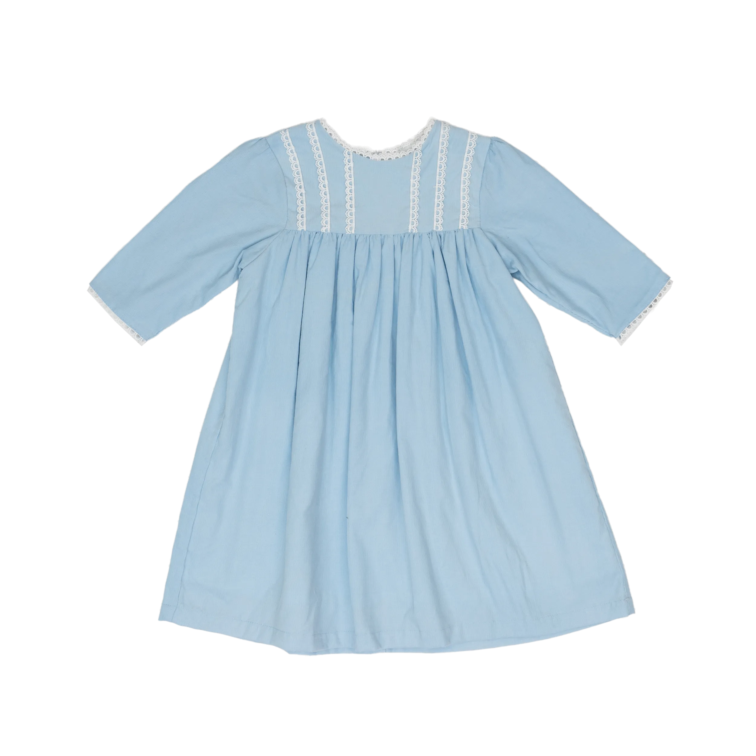 Amanda Blue Cord Dress