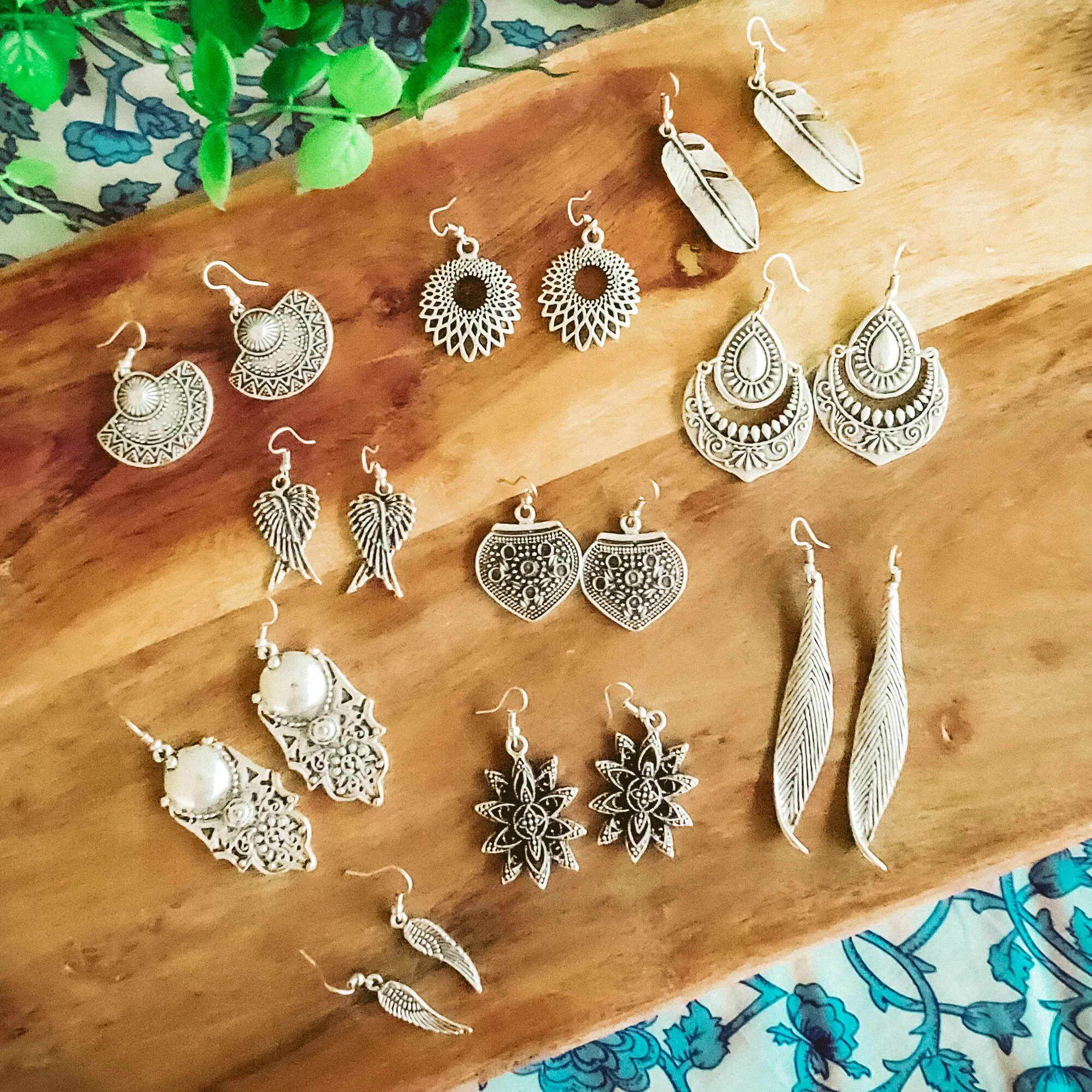 Anatolian Boho Earrings - "Leaf"