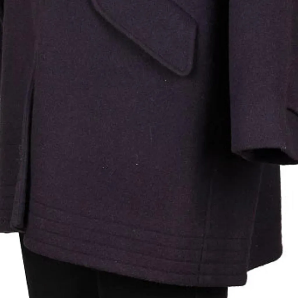 Aquascutum Coat - XL Purple Wool