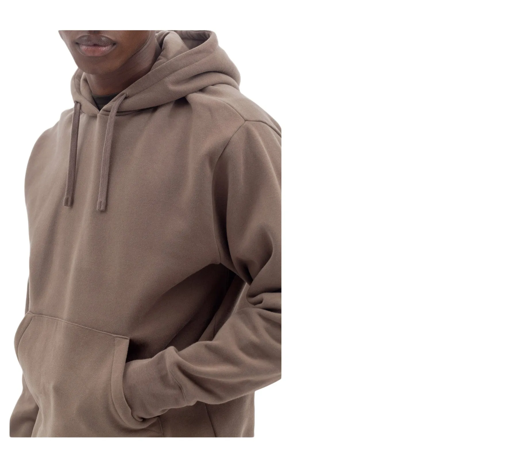 Arne Brushed Cotton Hoodie | Taupe