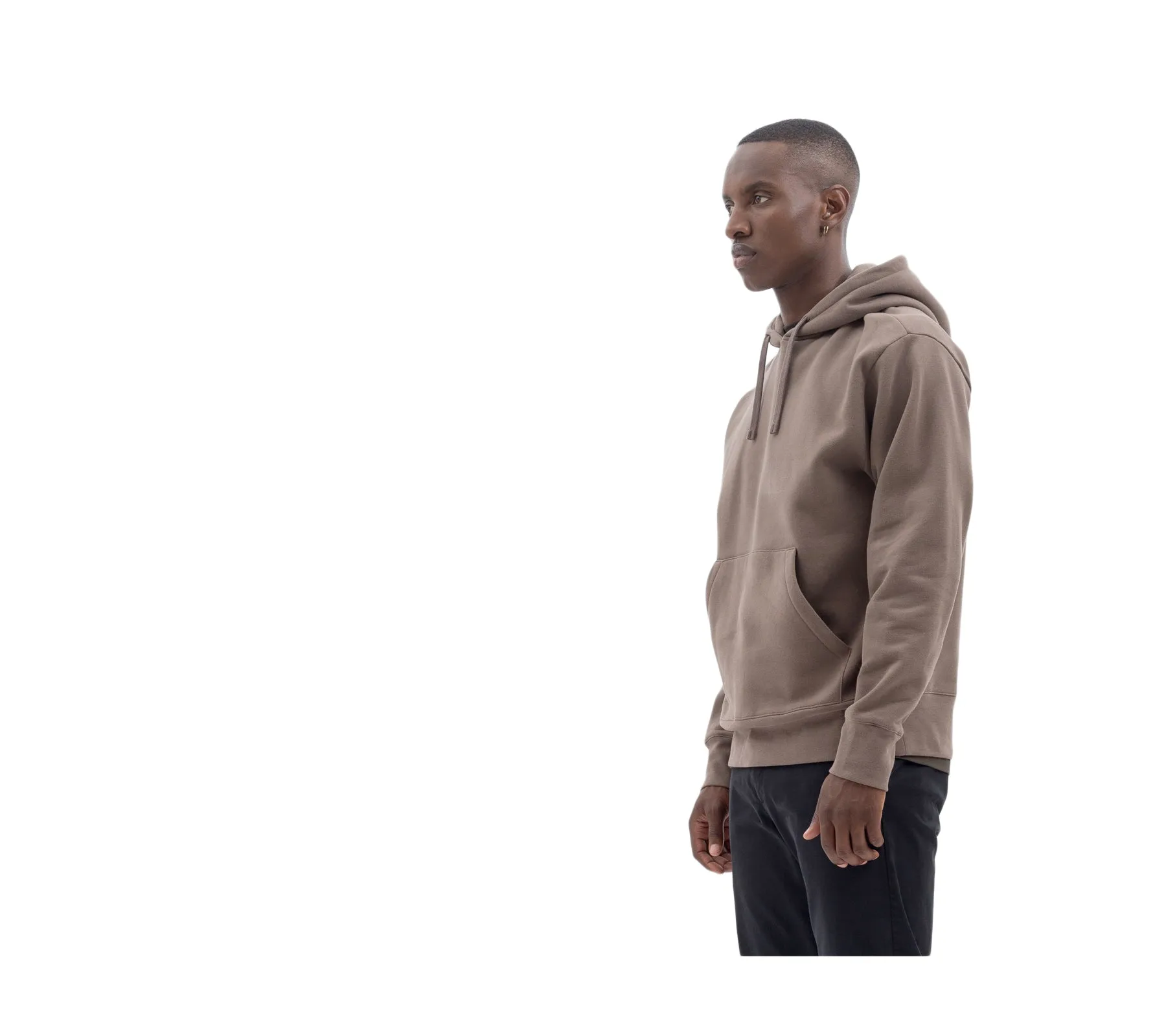 Arne Brushed Cotton Hoodie | Taupe