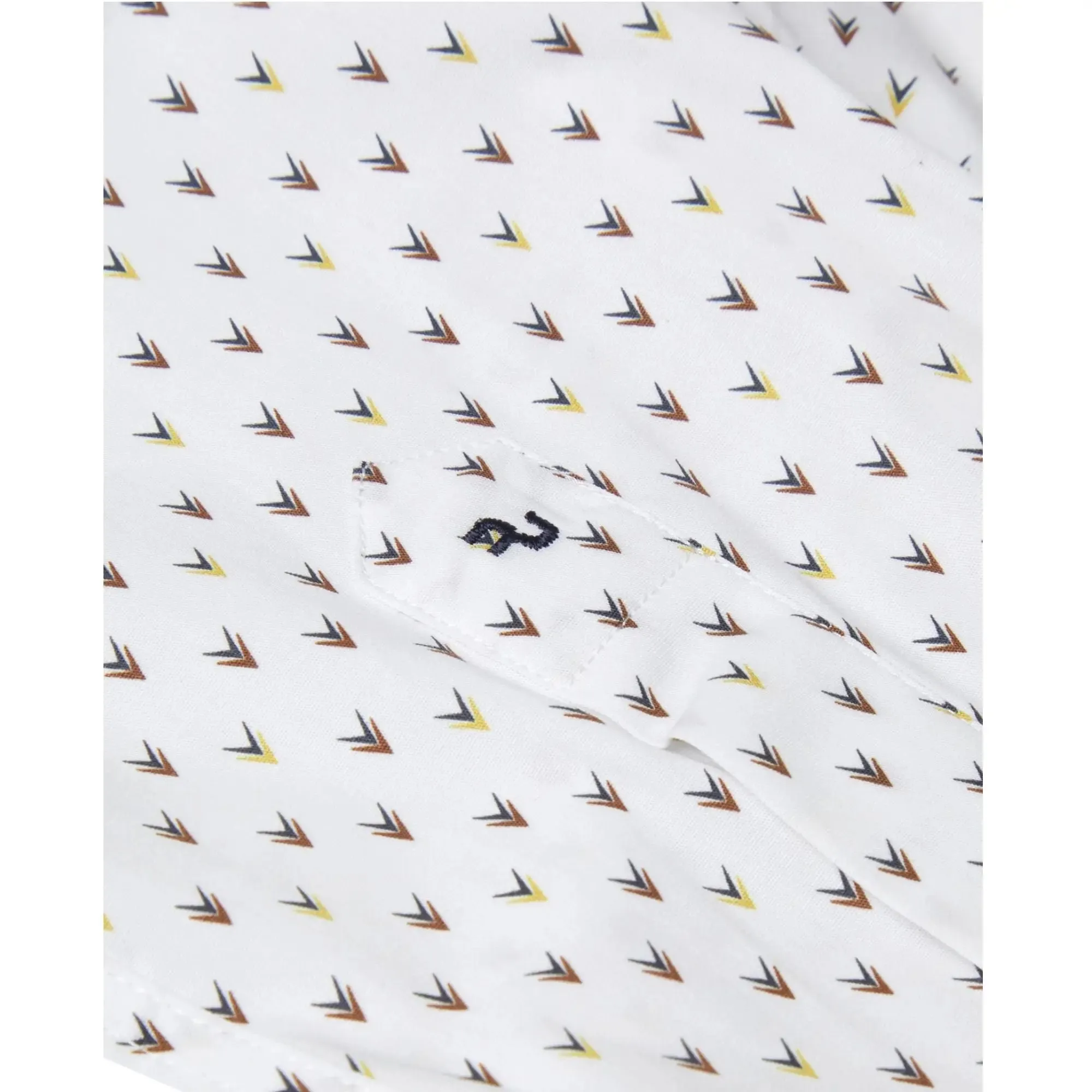 Arrow Head Print Shirt - White