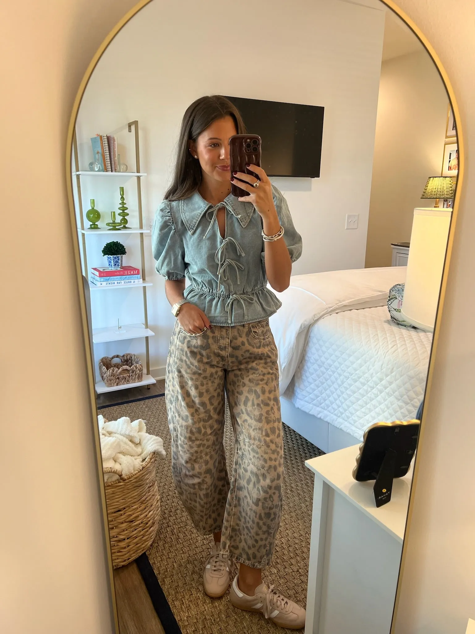 Ashton Blouse - Light Wash