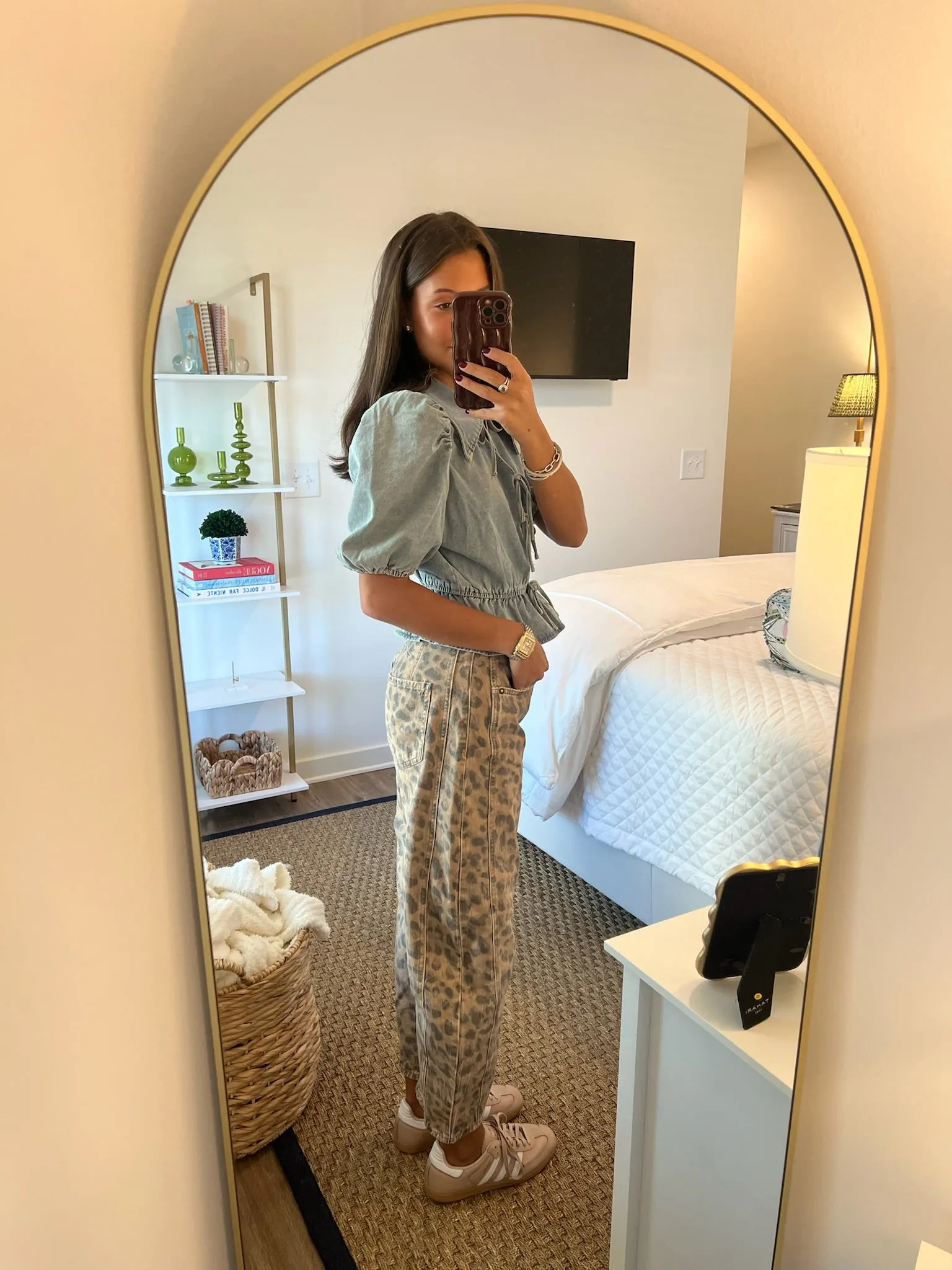 Ashton Blouse - Light Wash