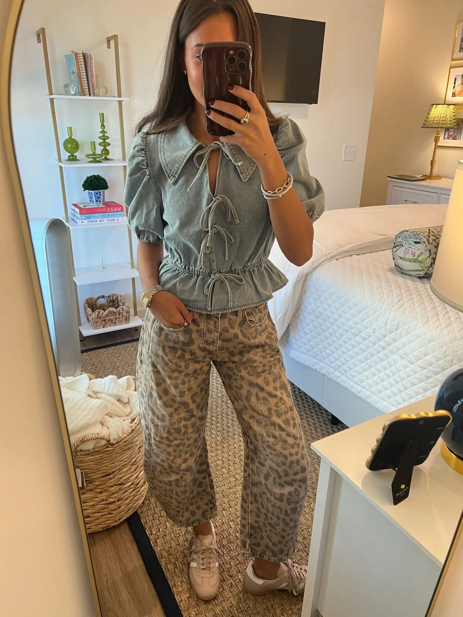 Ashton Blouse - Light Wash