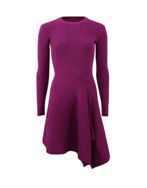 Asymmetrical Knit Dress