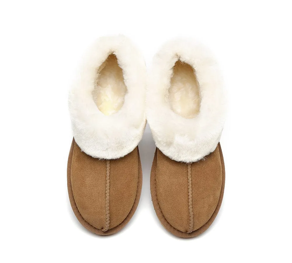 AUSTRALIAN SHEPHERD® UGG Slippers Sheepskin Wool Ankle Homey