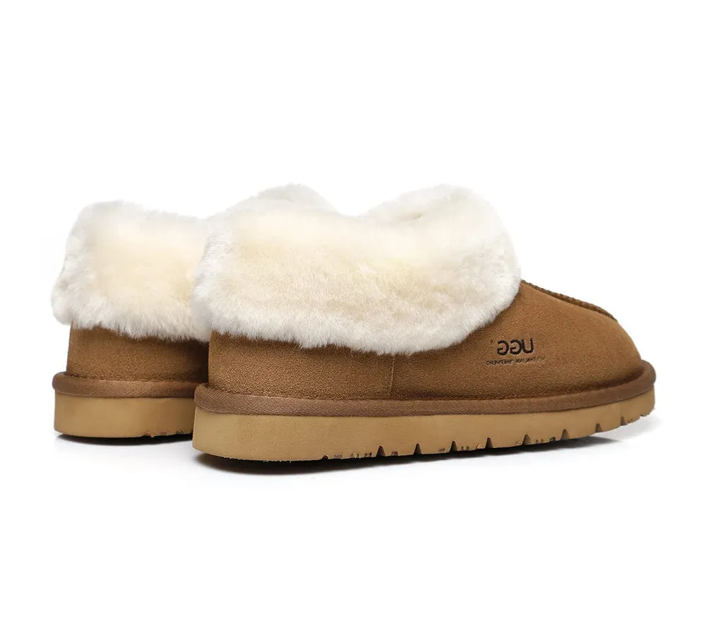 AUSTRALIAN SHEPHERD® UGG Slippers Sheepskin Wool Ankle Homey