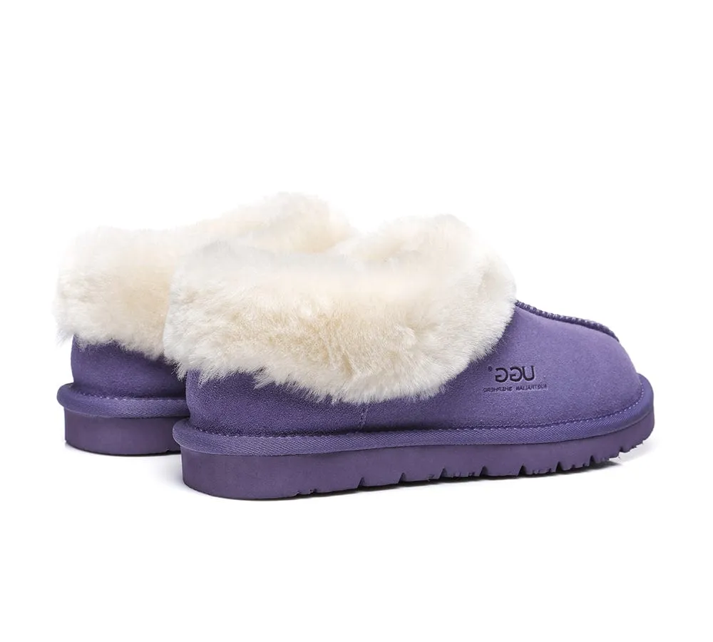 AUSTRALIAN SHEPHERD® UGG Slippers Sheepskin Wool Ankle Homey