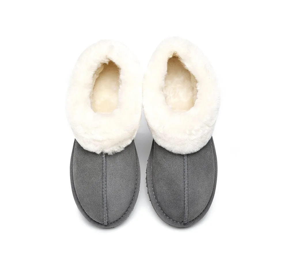 AUSTRALIAN SHEPHERD® UGG Slippers Sheepskin Wool Ankle Homey