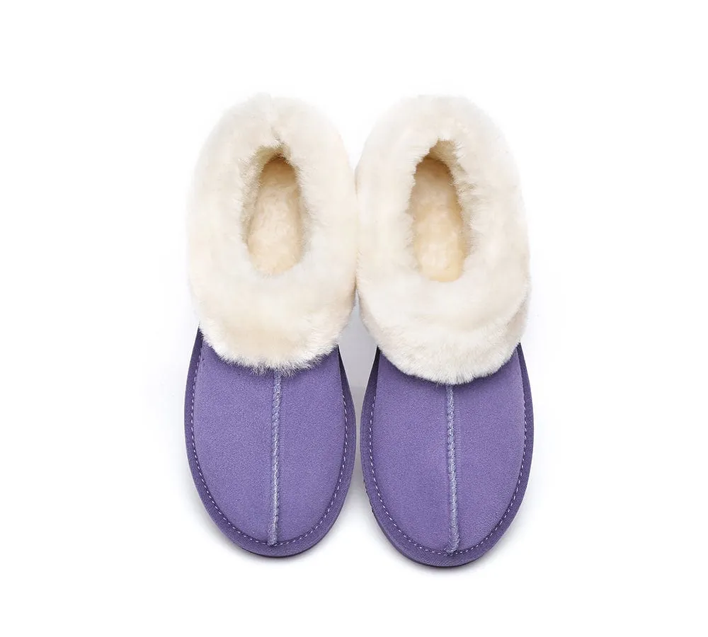 AUSTRALIAN SHEPHERD® UGG Slippers Sheepskin Wool Ankle Homey
