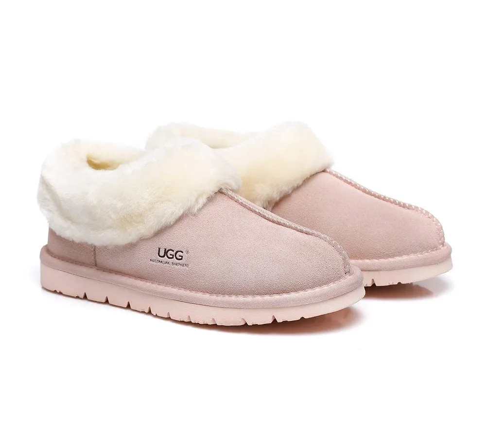 AUSTRALIAN SHEPHERD® UGG Slippers Sheepskin Wool Ankle Homey