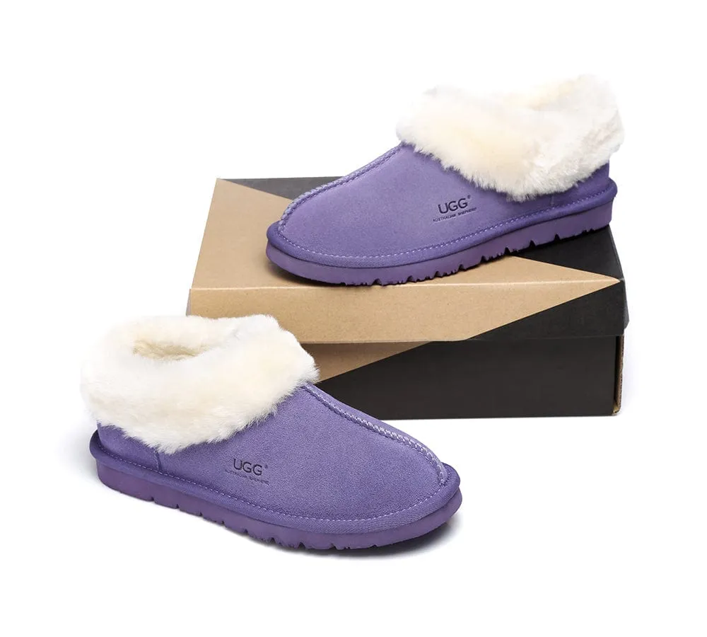 AUSTRALIAN SHEPHERD® UGG Slippers Sheepskin Wool Ankle Homey