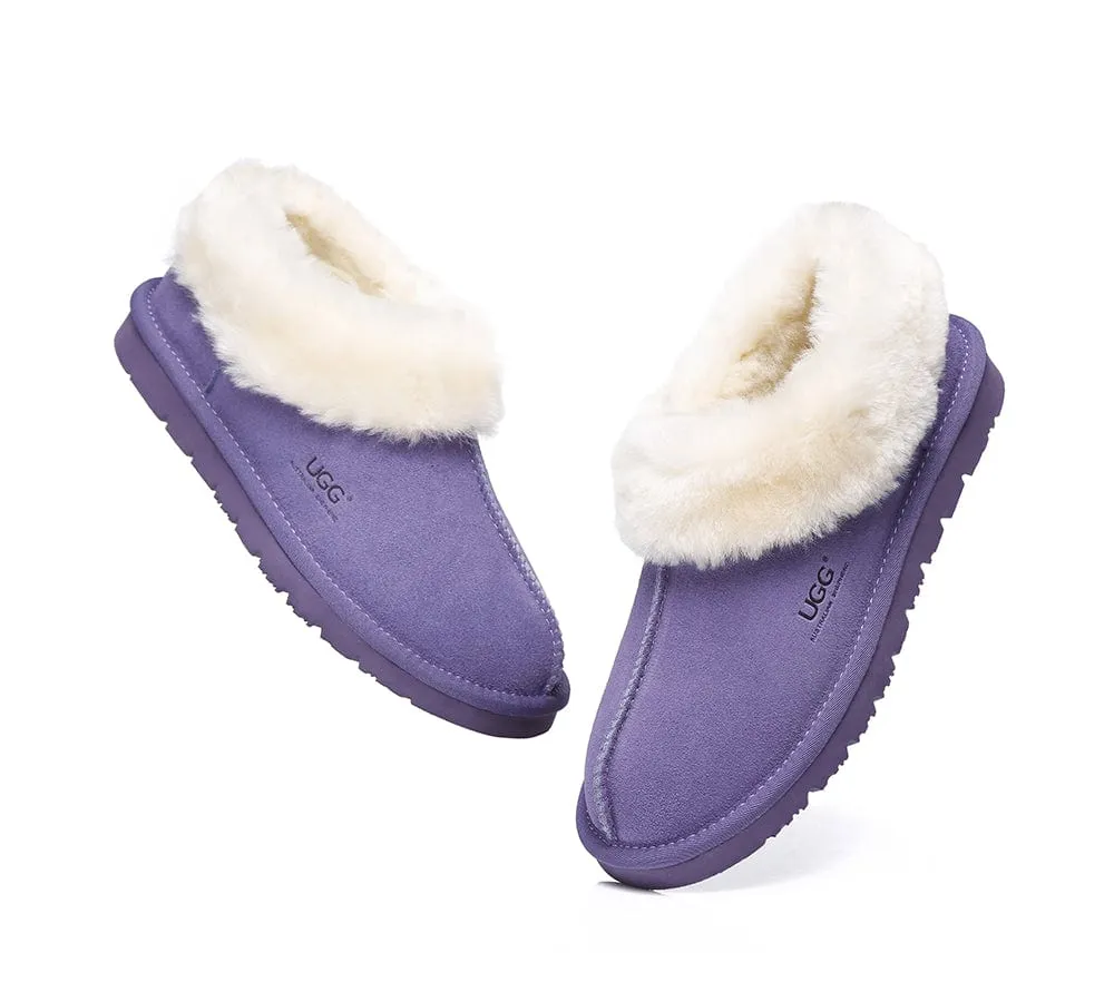 AUSTRALIAN SHEPHERD® UGG Slippers Sheepskin Wool Ankle Homey