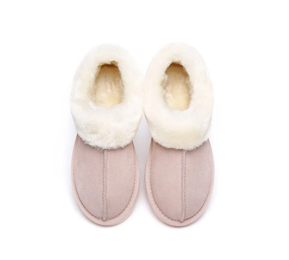 AUSTRALIAN SHEPHERD® UGG Slippers Sheepskin Wool Ankle Homey