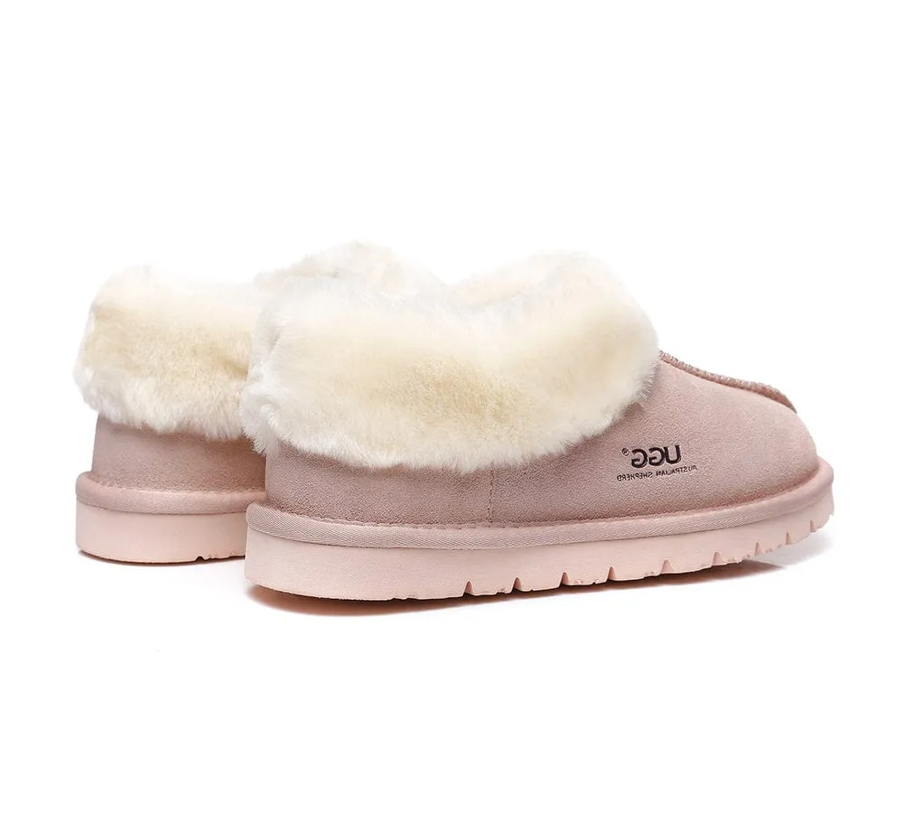AUSTRALIAN SHEPHERD® UGG Slippers Sheepskin Wool Ankle Homey