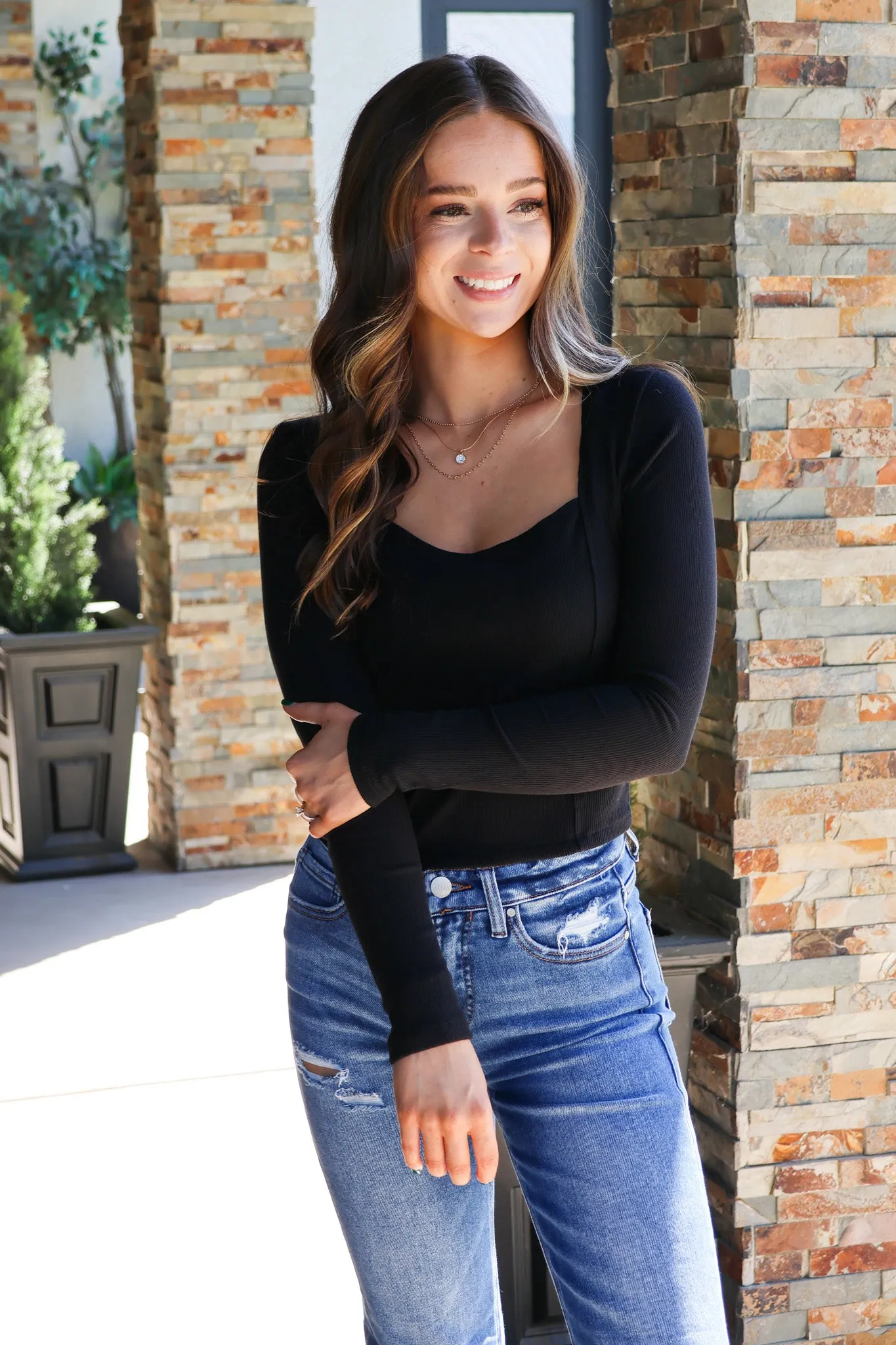 Autumn Charm Long Sleeve Top