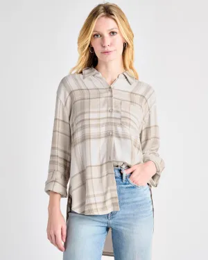 Ava Plaid Button Down