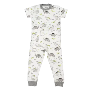 Baby Noomie Short Sleeve w/ Pants PJ Set - Dinos