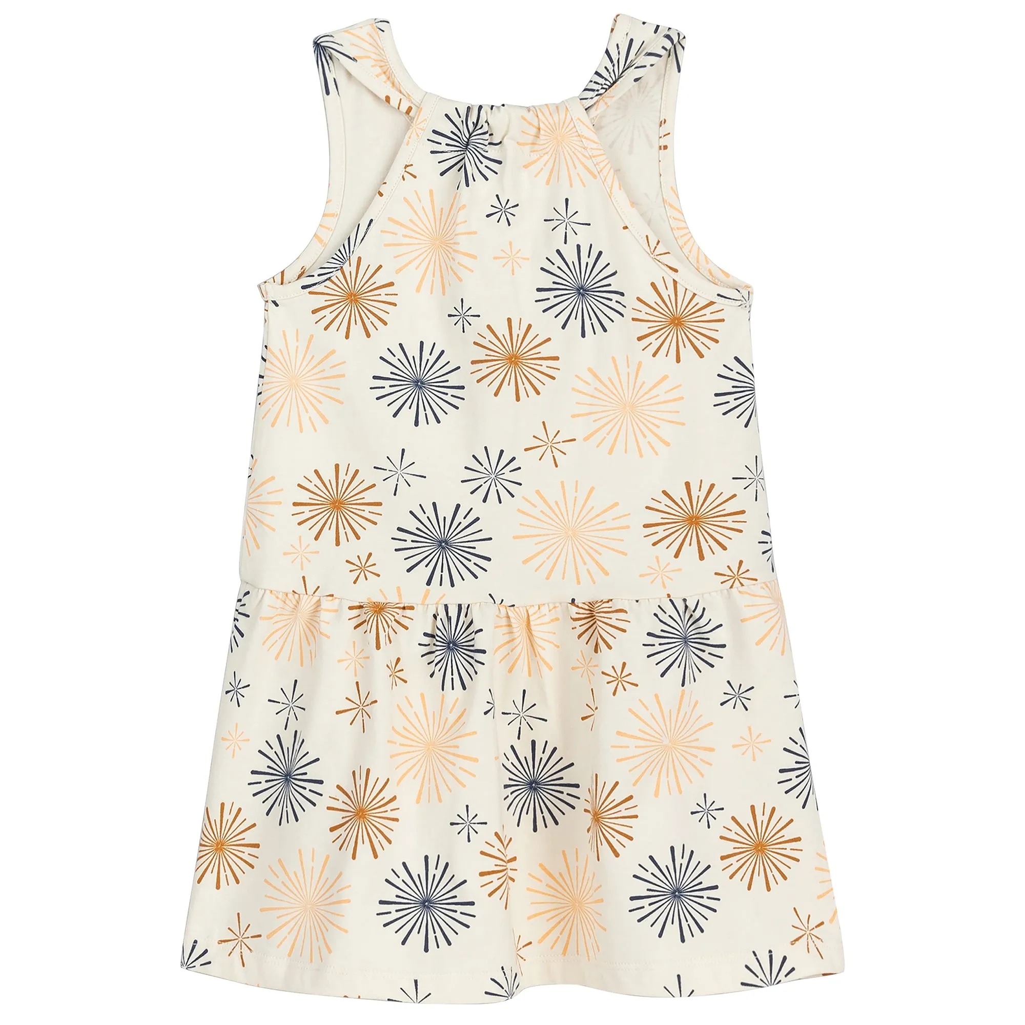 Baby Sleeveless Dress Knit: Blue Denim