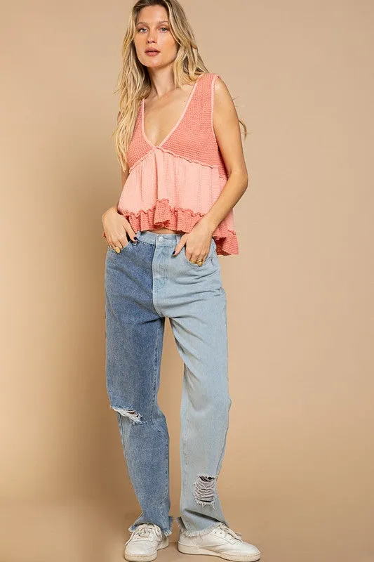 Babydoll Mini Tank Top
