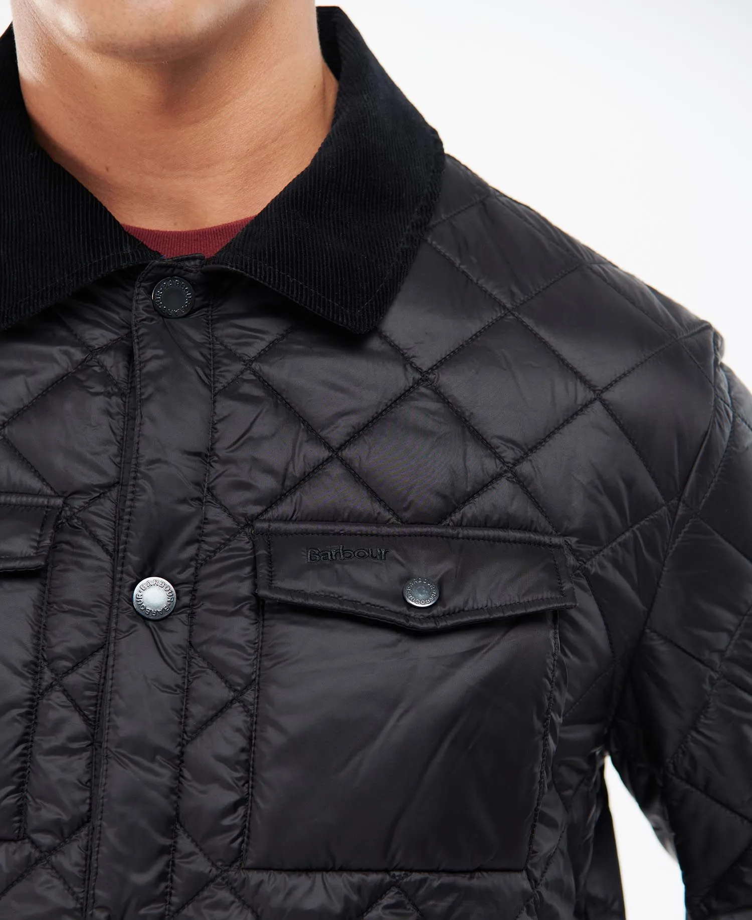 Barbour Shirt Quilted Jacket - Black