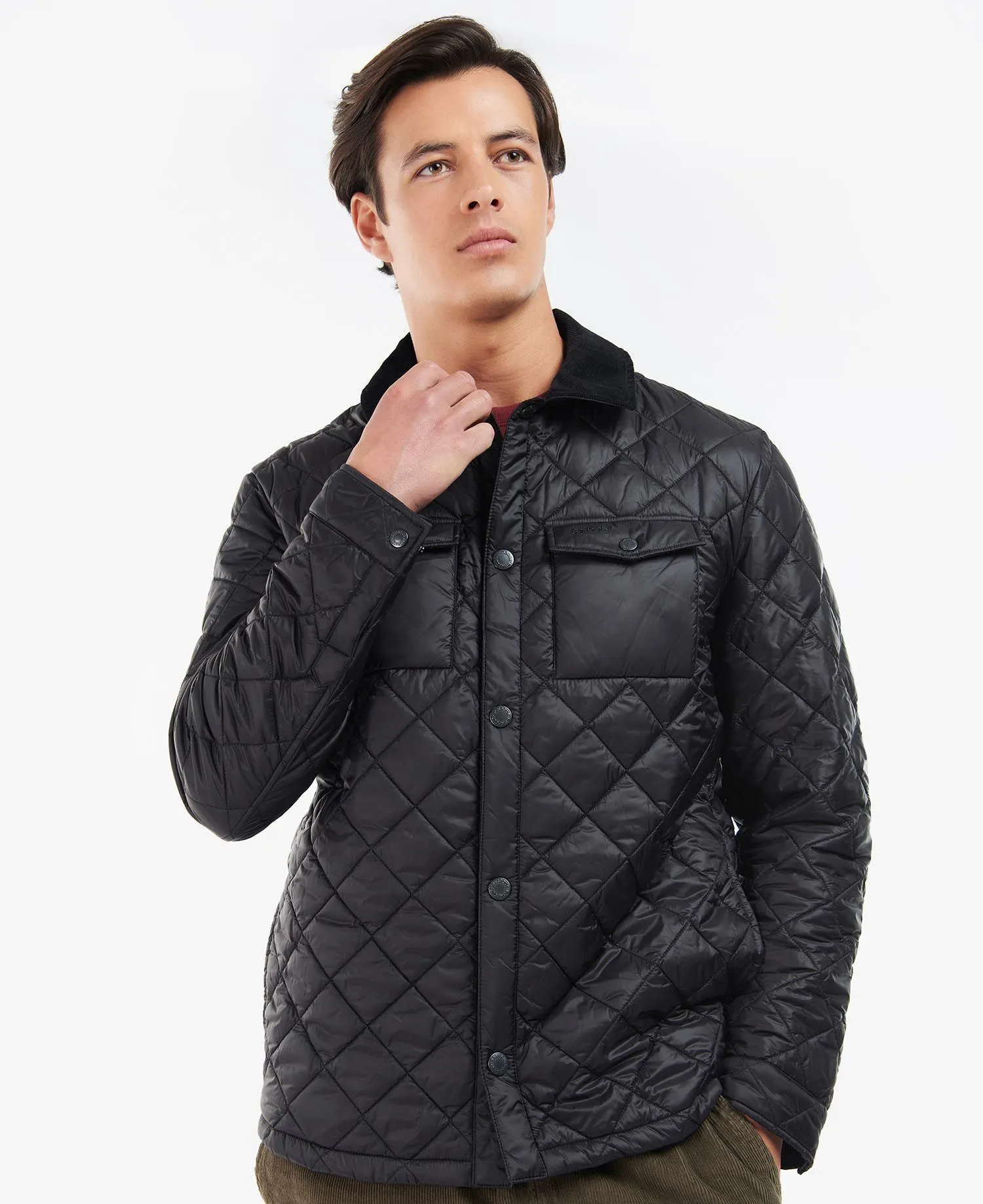 Barbour Shirt Quilted Jacket - Black