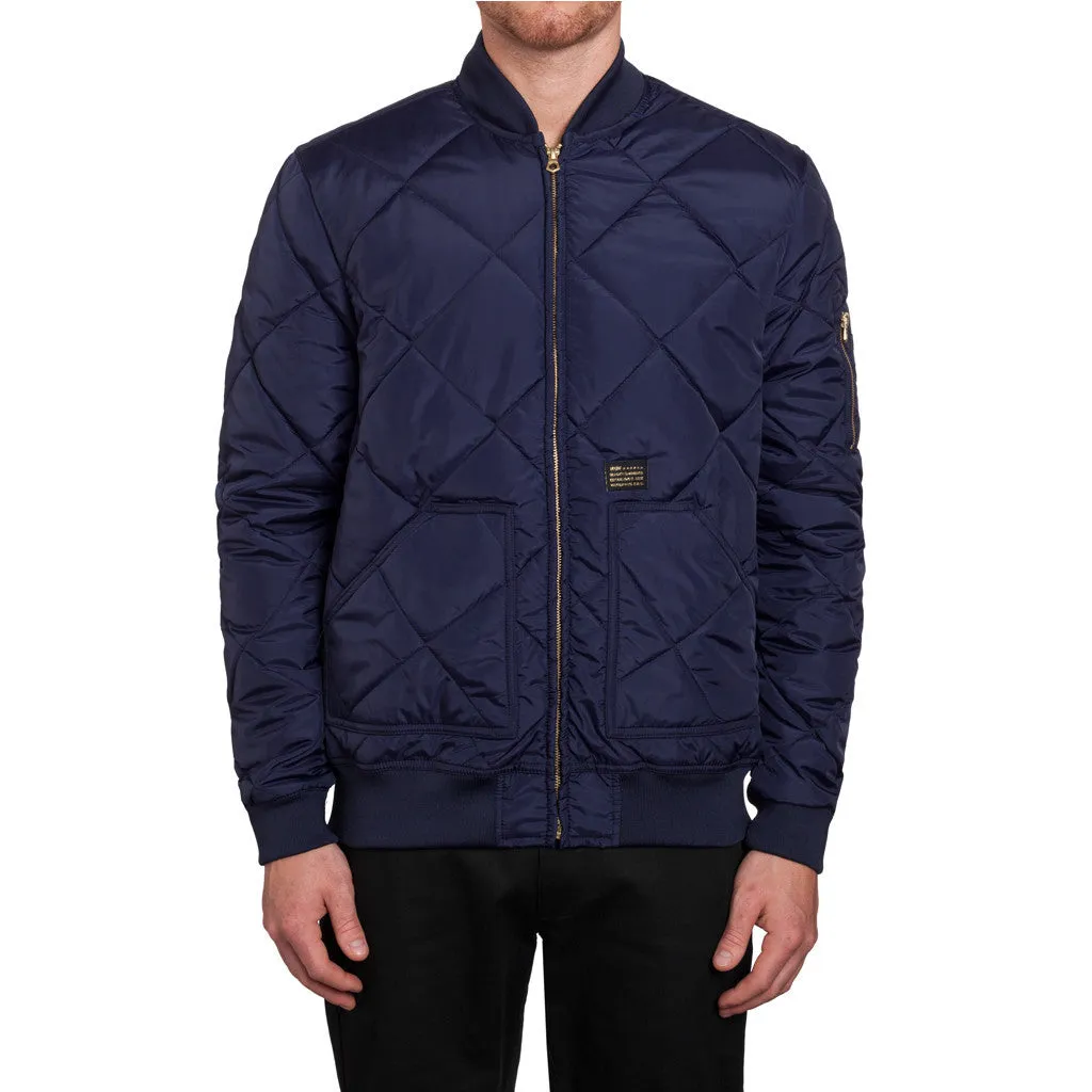 BARON QUILTED FLIGHT JACKET // NAVY
