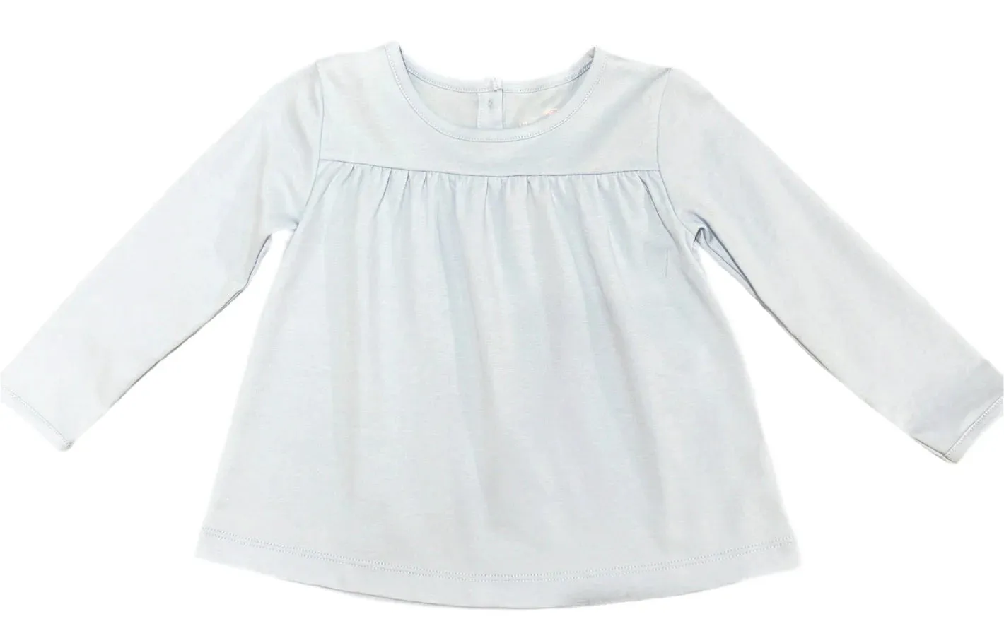 Basic Isla Long Sleeve Knit Top - White