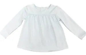 Basic Isla Long Sleeve Knit Top - White