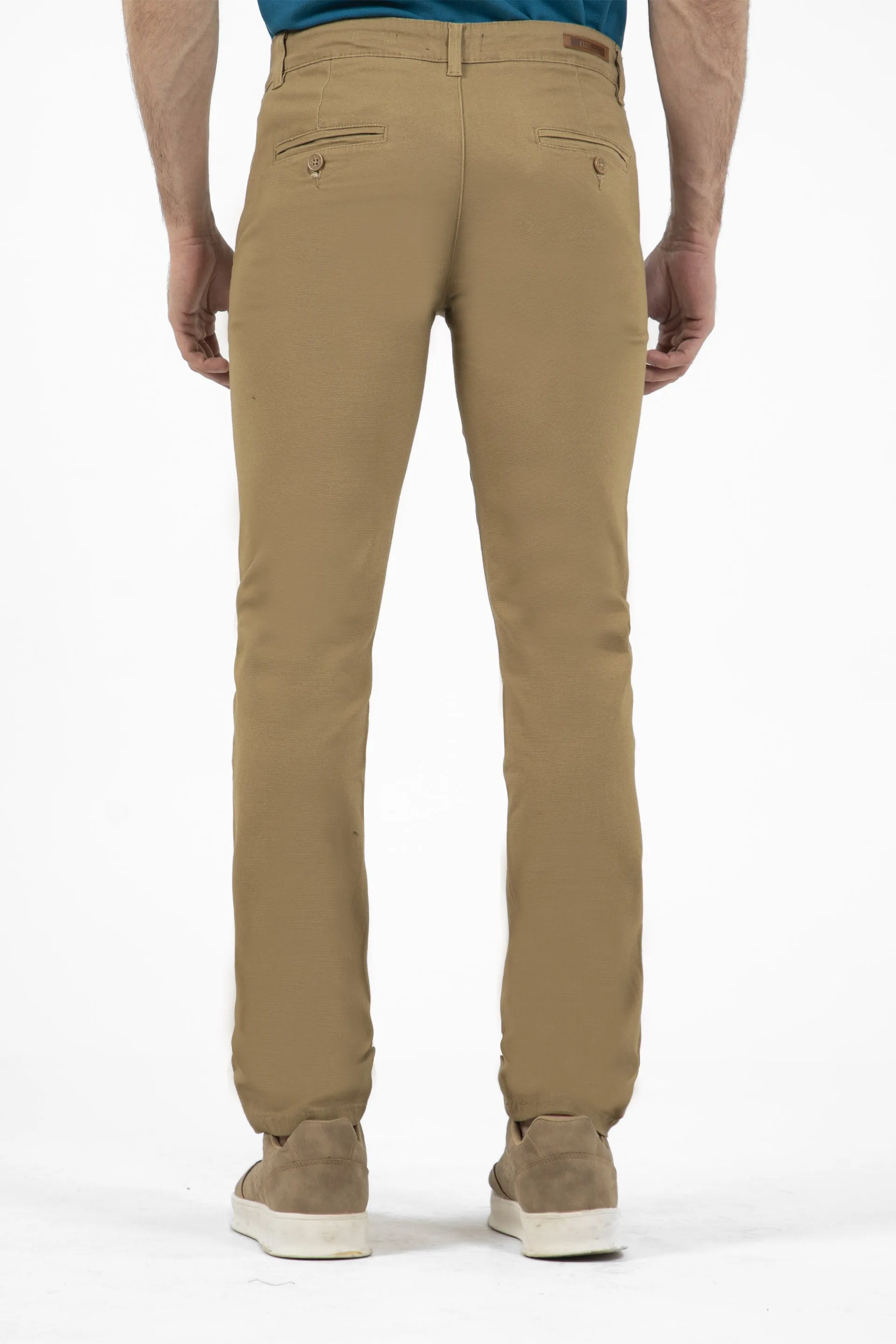 Basic Slim Chinos Khaki