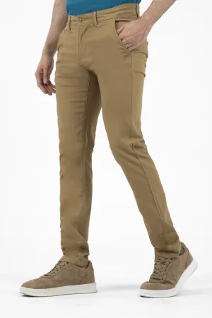 Basic Slim Chinos Khaki
