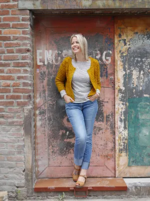 Beekeeper Cardigan pattern by Olive Knits